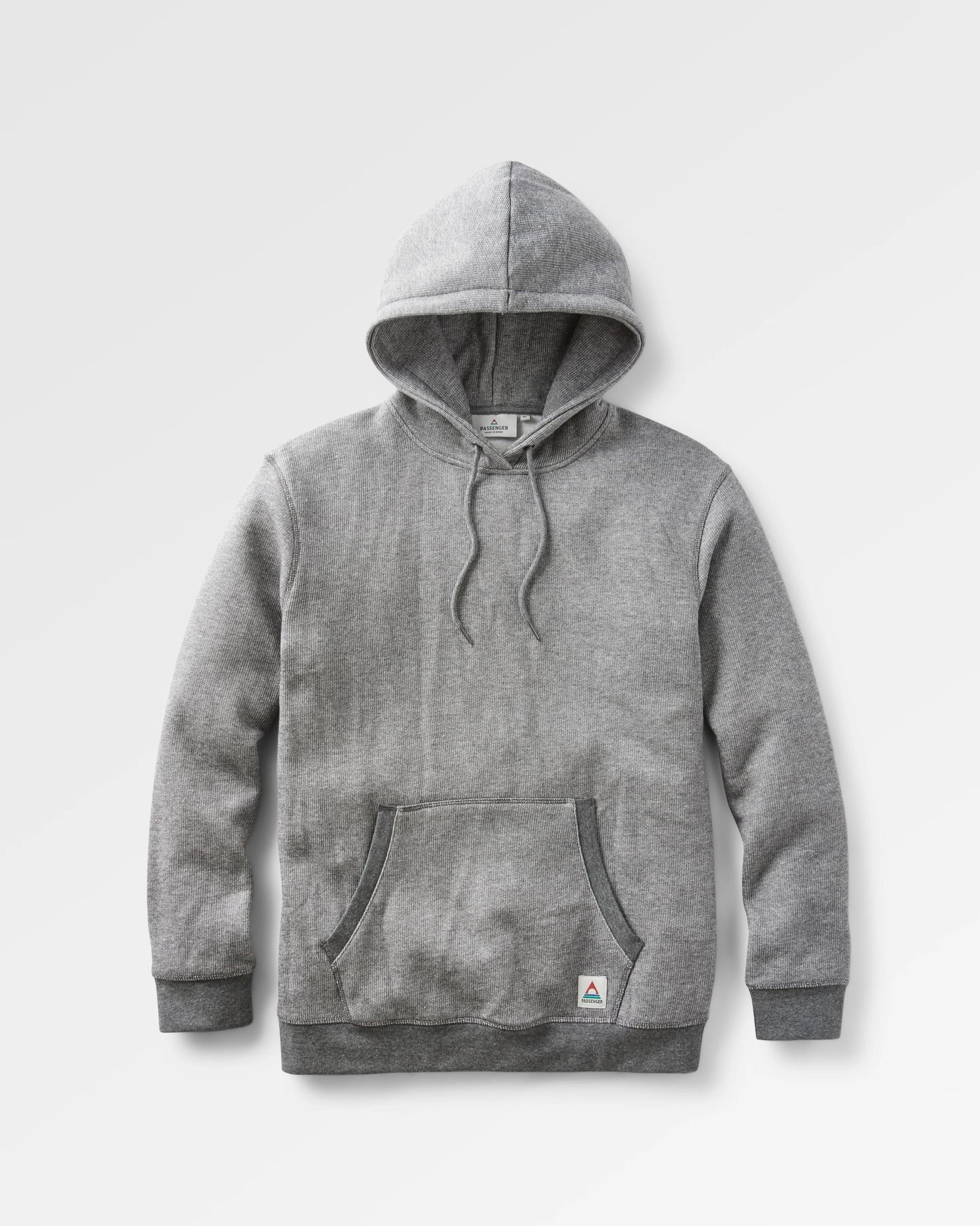 Heritage Textured Relaxed Fit Hoodie - Charcoal