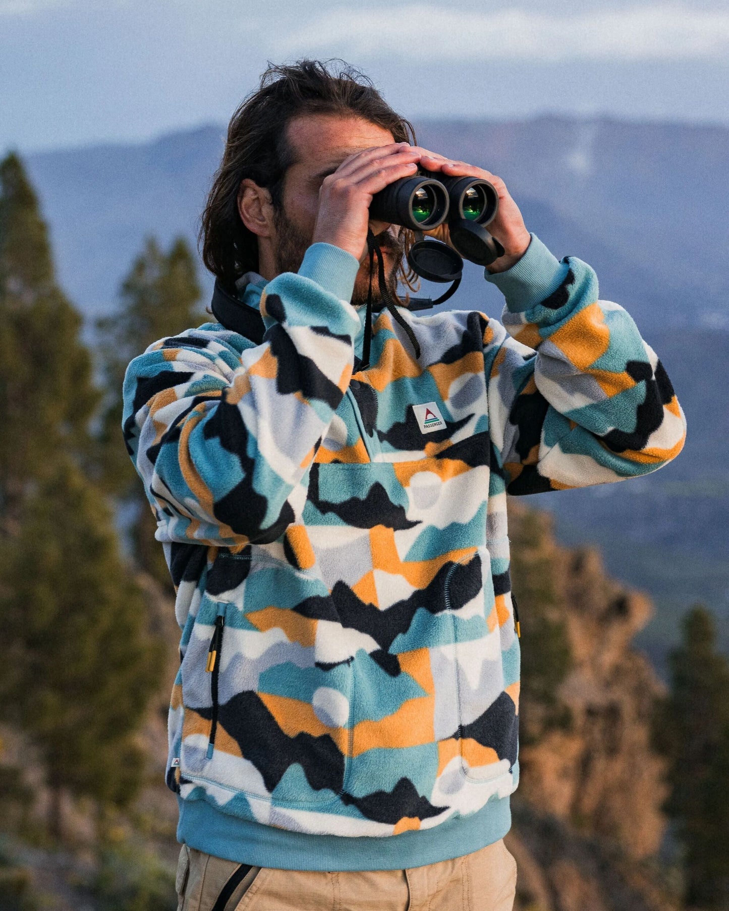 Take It Easy Polar Fleece - Vista Patchwork Arctic