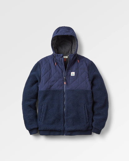 Adventure Recycled Deep-Pile Sherpa Fleece - Rich Navy