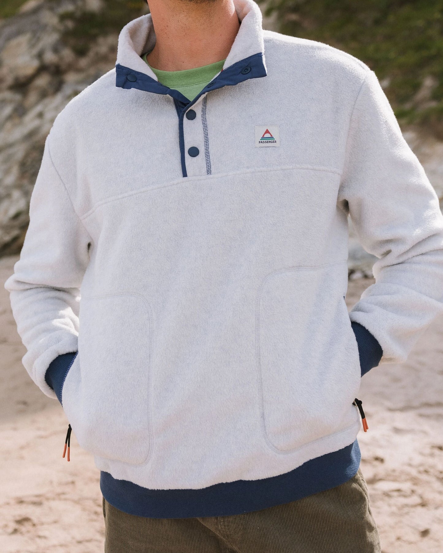 Take It Easy Polar Fleece - Grey Marl