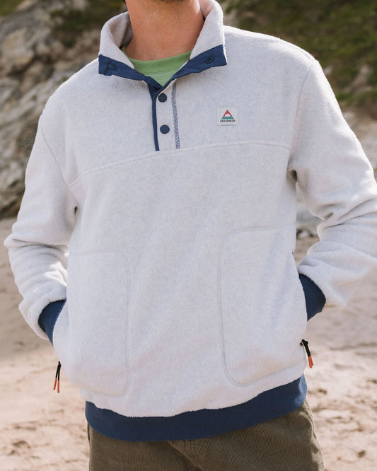 Take It Easy Polar Fleece - Grey Marl