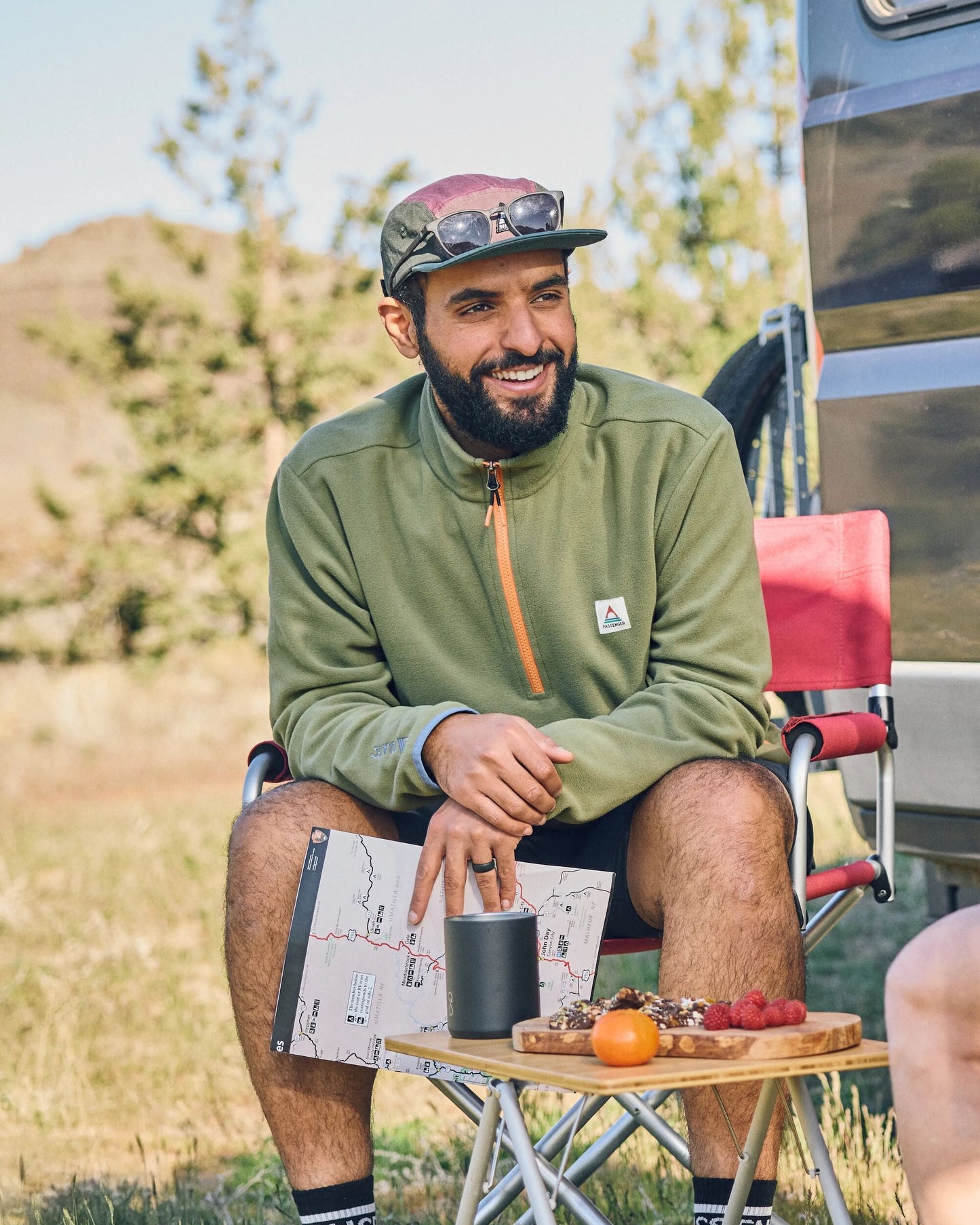 Switchback Recycled Micro Polartec® Fleece - Khaki