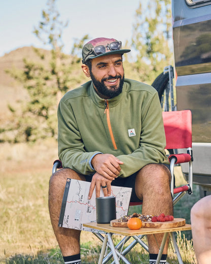 Switchback Recycled Micro Polartec® Fleece - Khaki