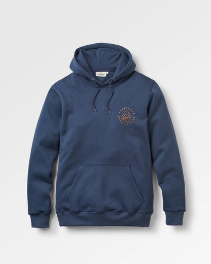 Escapism Recycled Cotton Hoodie - Rich Navy